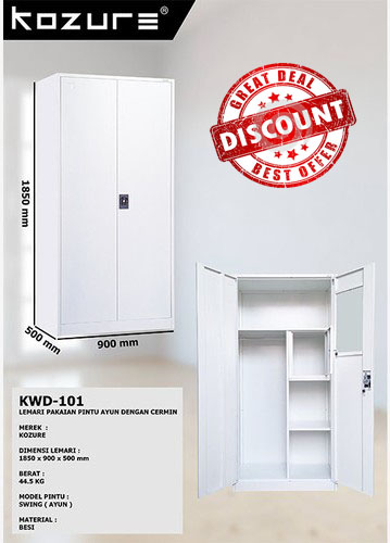 Lemari Pakaian Baju Kozure KWD 101 ok